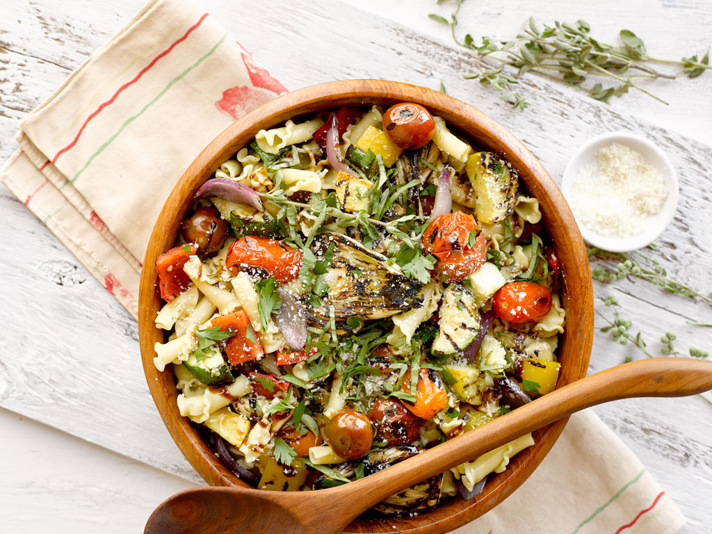 Grilled Summer Vegetable Pasta